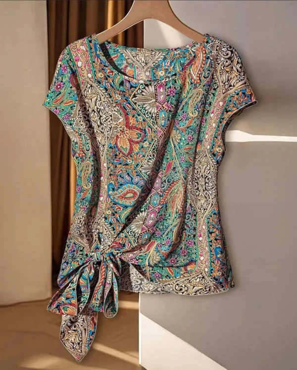 تاپ گره ای ترمه - Image 3