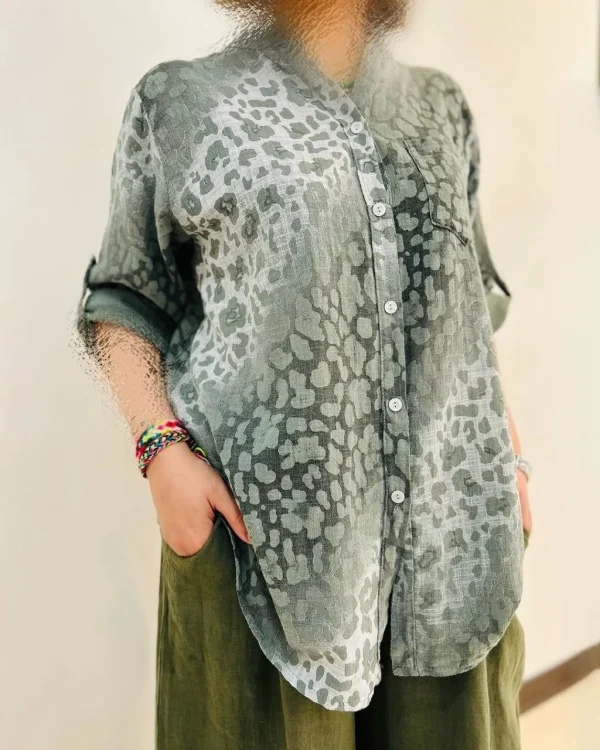 ست شومیز شلوار شیدا - Image 5