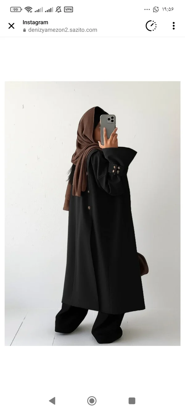 ترنچ کت zara - Image 3